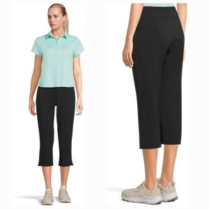 Columbia Women's All Season OmniShade Capri Pants, Black, Size Small